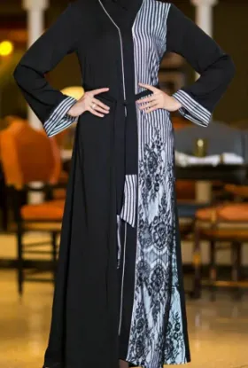 Picture of fit n flare evening dresses,abaya,jilbab,kaftan dress,d