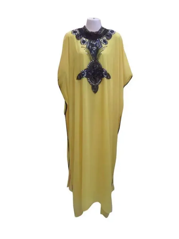 Picture of Radhe Designer Multicolor Georgette Kaftan Dress for Women - F7155
