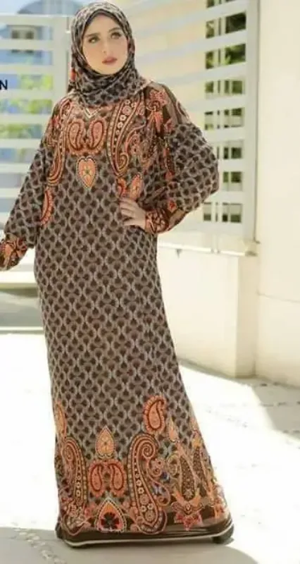 Picture of Radhe Designer Black Georgette Kaftan Dress for Women - F11092