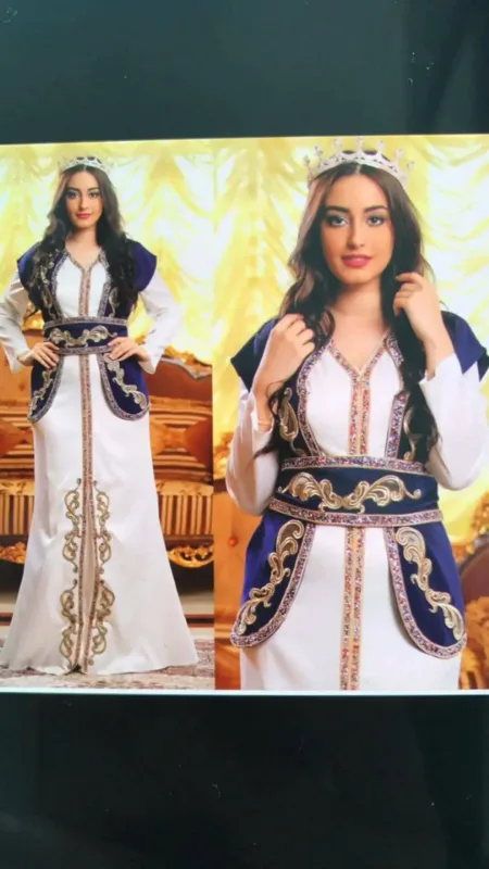 Picture of Multi Color Georgette Kaftan Dress for Women - Look 12610
