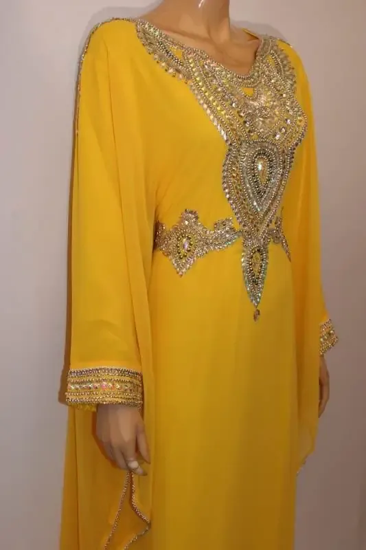 Picture of Radhe Designer Blue Georgette Kaftan Dress for Women - F7445