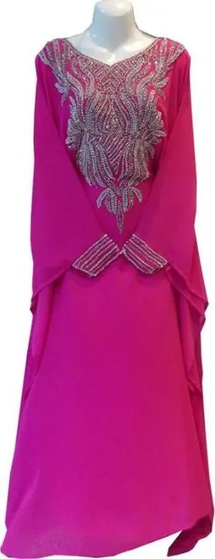 Picture of Radhe Designer Multicolor Georgette Kaftan Dress for Women - F7453