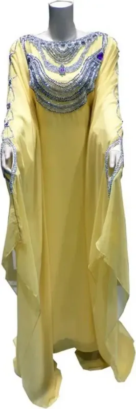 Picture of Radhe Designer Purple Georgette Kaftan Dress for Women - F7471