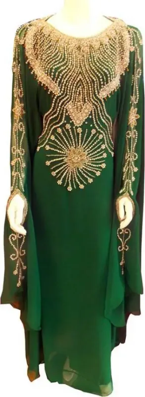 Picture of Radhe Designer Multicolor Georgette Kaftan Dress for Women - F7495