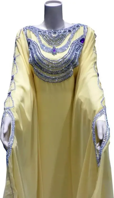 Picture of Radhe Designer Purple Georgette Kaftan Dress for Women - F7505