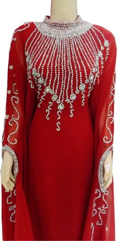 Picture of Radhe Designer Pink Cotton Kaftan Dress for Women - F7536