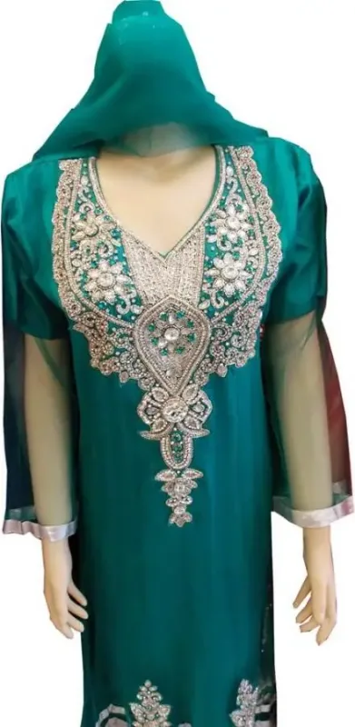 Picture of Radhe Designer Multicolor Georgette Kaftan Dress for Women - F7527