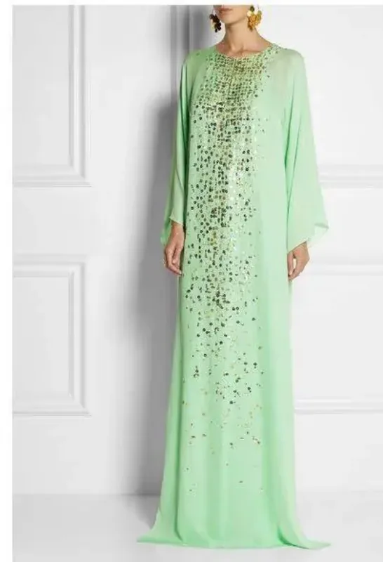 Picture of Radhe Designer Multicolor Georgette Kaftan Dress for Women - F7526