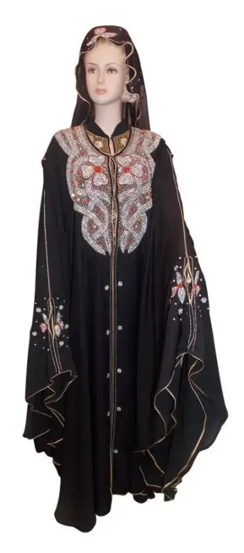 Picture of Radhe Designer Multicolor Georgette Kaftan Dress for Women - F7436