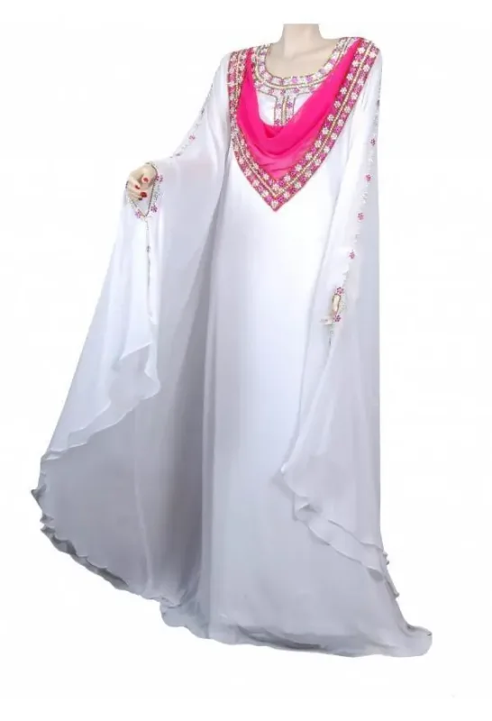 Picture of Radhe Designer Multicolor Georgette Kaftan Dress for Women - F7528