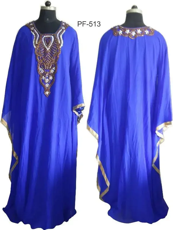 Picture of Radhe Designer Multicolor Georgette Kaftan Dress for Women - F7546