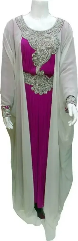 Picture of Radhe Designer Multicolor Georgette Kaftan Dress for Women - F7543