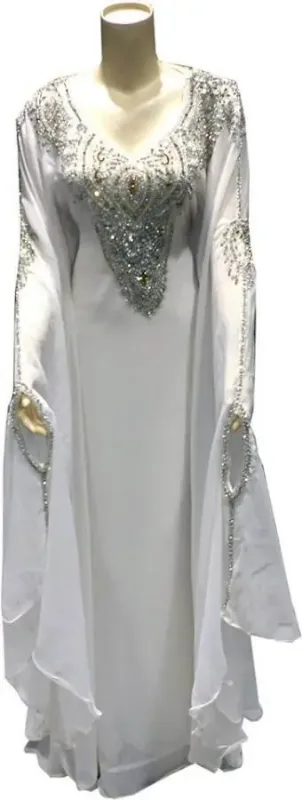 Picture of Multi Color Georgette Kaftan Dress for Women - Look 12725