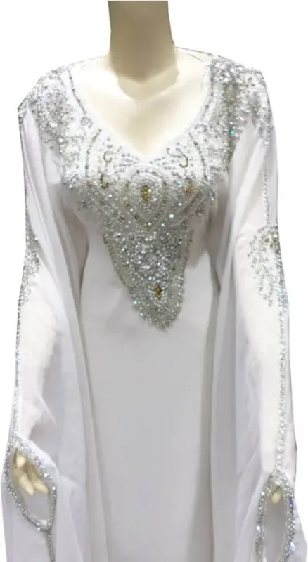 Picture of Multi Color Georgette Kaftan Dress for Women - Look 12727