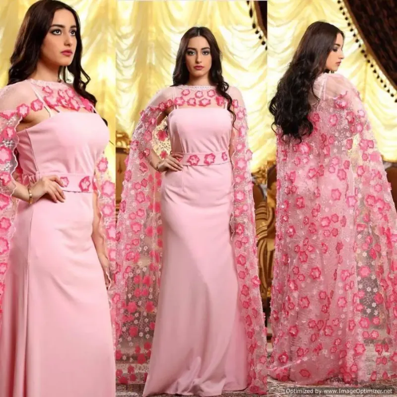 Picture of Black Georgette Kaftan Dress for Women - Look 12735