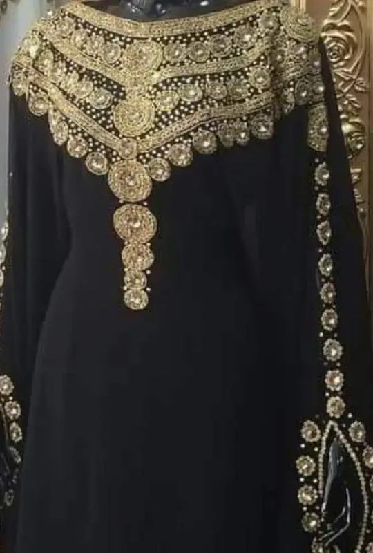 Picture of Multi Color Georgette Kaftan Dress for Women - Look 12745