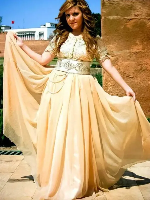 Picture of Multi Color Georgette Kaftan Dress for Women - Look 12750