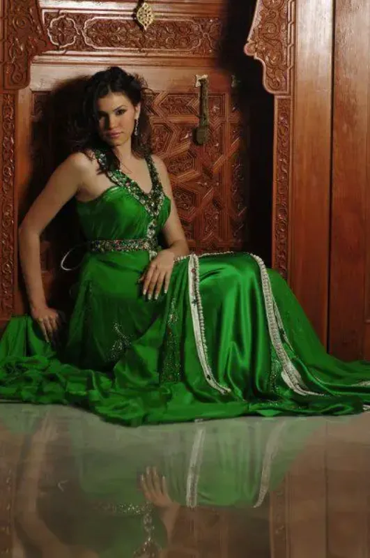 Picture of Multi Color Georgette Kaftan Dress for Women - Look 12778
