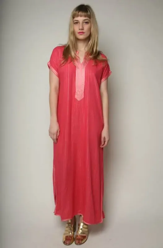 Picture of Multi Color Georgette Kaftan Dress for Women - Look 12781