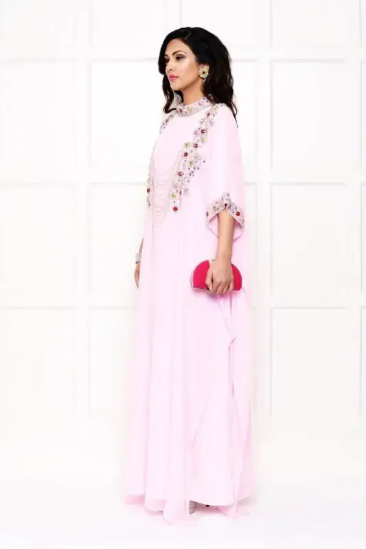 Picture of Multi Color Georgette Kaftan Dress for Women - Look 12793