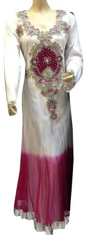 Picture of Black Georgette Kaftan Dress for Women - Look 12799