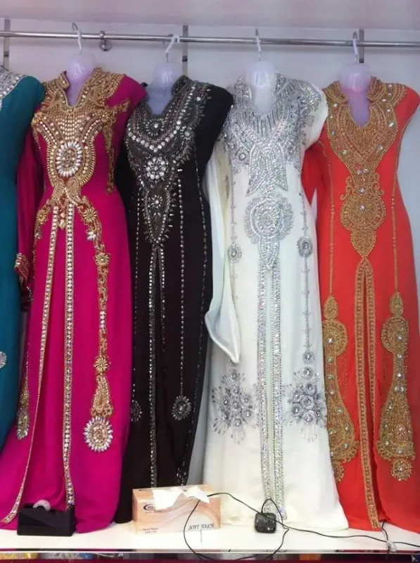 Picture of Pink Cotton Kaftan Dress for Women - Look 12828