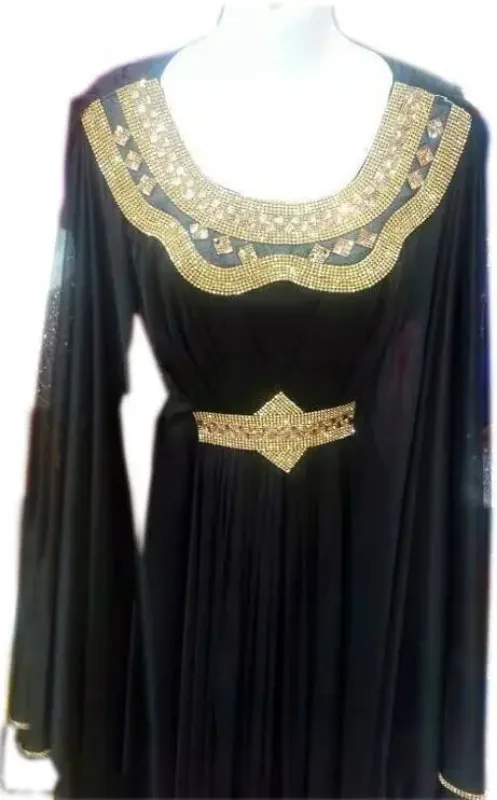Picture of Radhe Designer Multicolor Georgette Kaftan Dress for Women - F7442