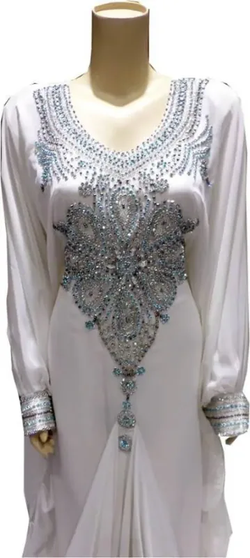 Picture of Radhe Designer Multicolor Georgette Kaftan Dress for Women - F7443