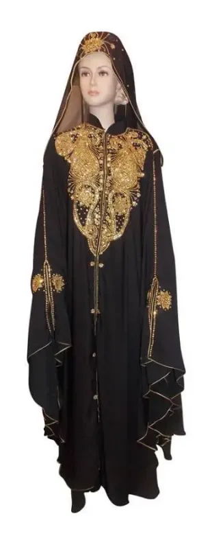 Picture of Radhe Designer Purple Georgette Kaftan Dress for Women - F7437