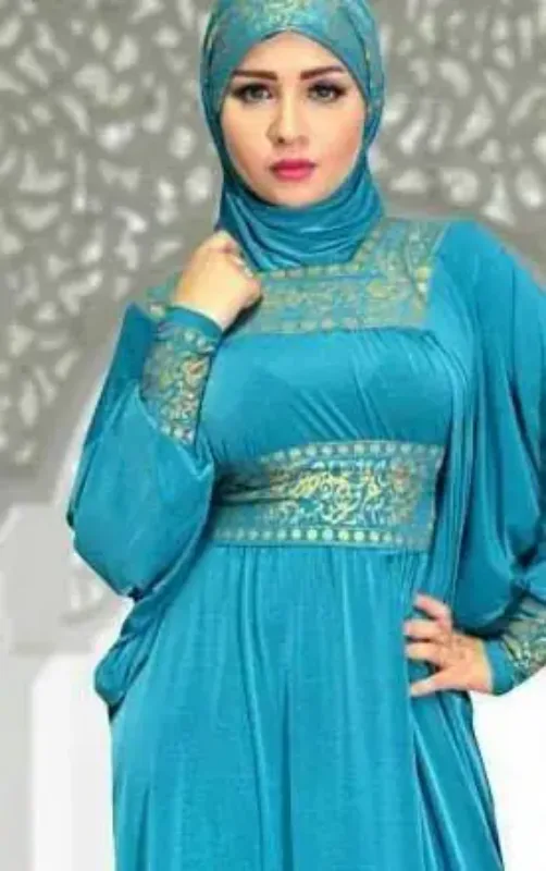 Picture of Radhe Designer Multicolor Georgette Kaftan Dress for Women - F11120