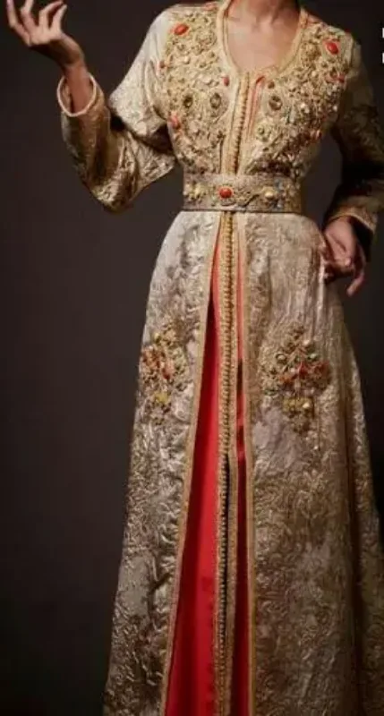Picture of Radhe Designer Multicolor Georgette Kaftan Dress for Women - F10902