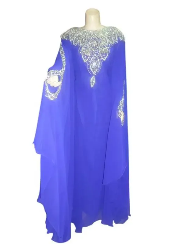Picture of Radhe Designer Pink Cotton Kaftan Dress for Women - F7349
