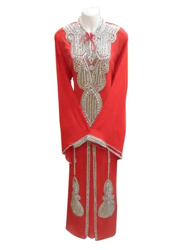 Picture of Radhe Designer Purple Georgette Kaftan Dress for Women - F7352