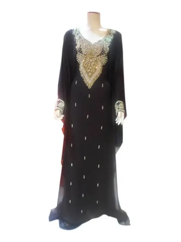 Picture of Radhe Designer Blue Georgette Kaftan Dress for Women - F7360