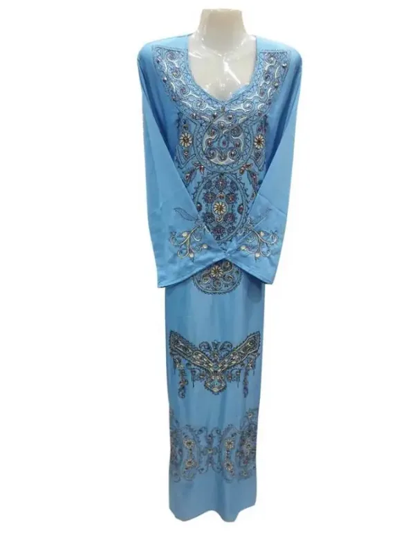 Picture of Radhe Designer Multicolor Georgette Kaftan Dress for Women - F7359