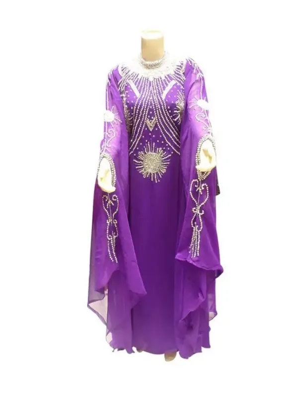 Picture of Radhe Designer Multicolor Georgette Kaftan Dress for Women - F7358