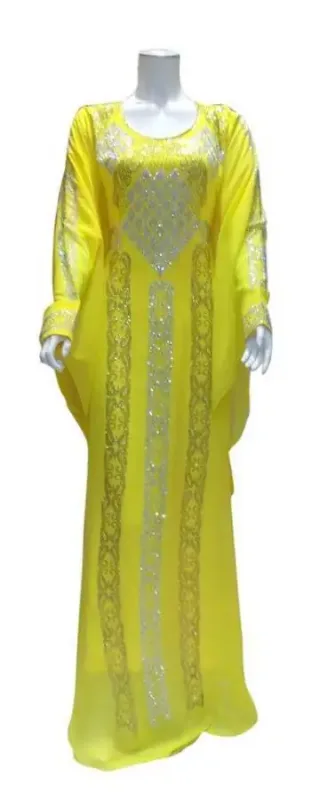 Picture of Radhe Designer Multicolor Georgette Kaftan Dress for Women - F7380
