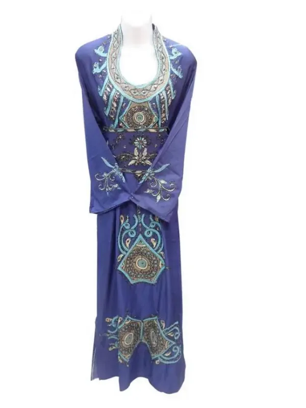 Picture of Radhe Designer Yellow Georgette Kaftan Dress for Women - F7396