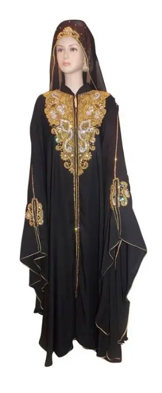 Picture of Radhe Designer Multicolor Georgette Kaftan Dress for Women - F7419