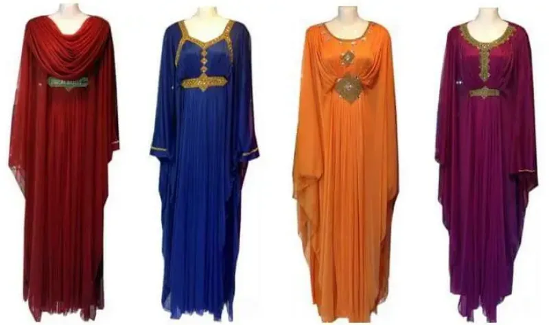 Picture of Radhe Designer Purple Georgette Kaftan Dress for Women - F11559