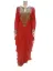 Picture of White Georgette Kaftan Dress for Women - Look 12967