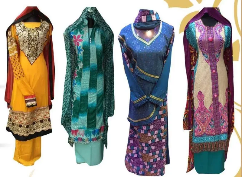 Picture of Radhe Designer Multicolor Georgette Kaftan Dress for Women - F11578