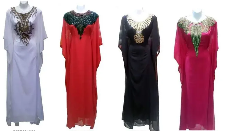 Picture of Radhe Designer Purple Georgette Kaftan Dress for Women - F11576