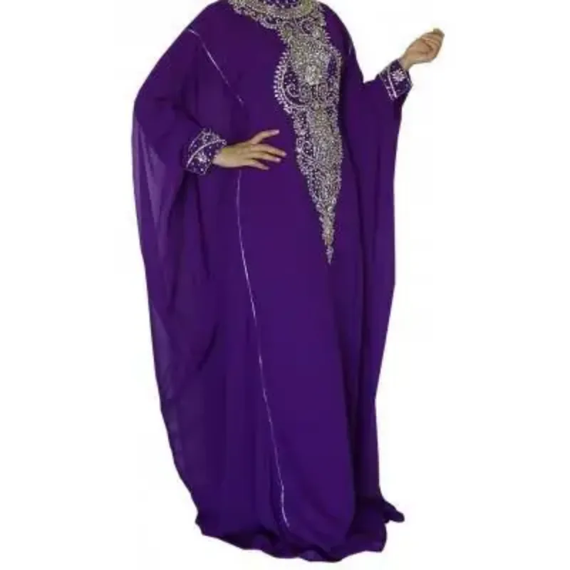Picture of Radhe Designer Multicolor Georgette Kaftan Dress for Women - F7031