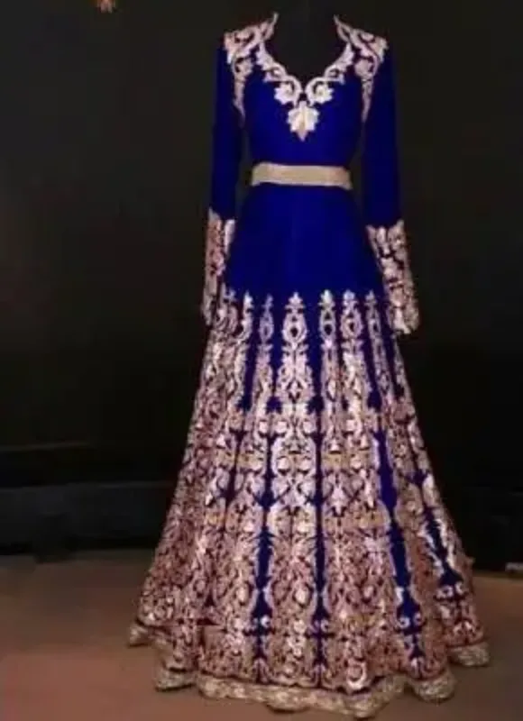 Picture of Radhe Designer Multicolor Georgette Kaftan Dress for Women - F7033