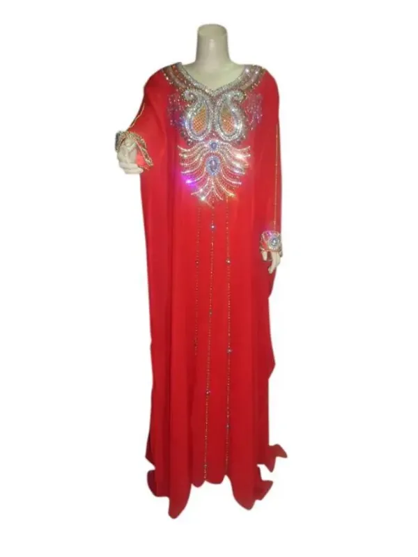 Picture of Radhe Designer Multicolor Georgette Kaftan Dress for Women - F7057
