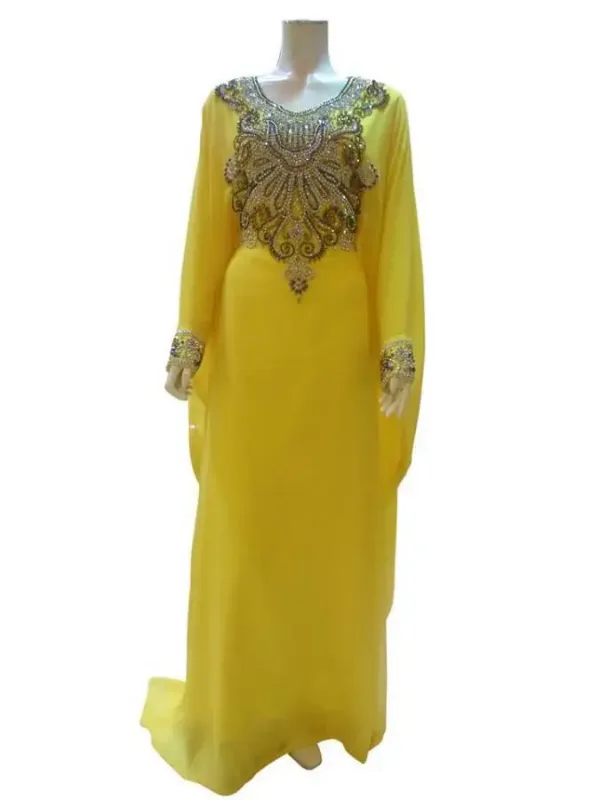 Picture of Radhe Designer Multicolor Georgette Kaftan Dress for Women - F7051