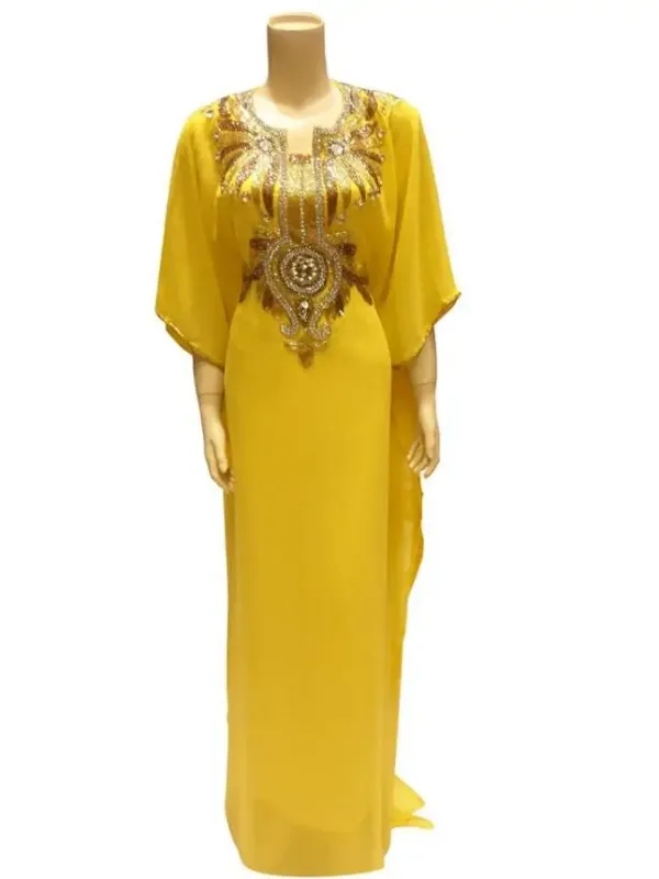 Picture of Radhe Designer Multicolor Georgette Kaftan Dress for Women - F7067