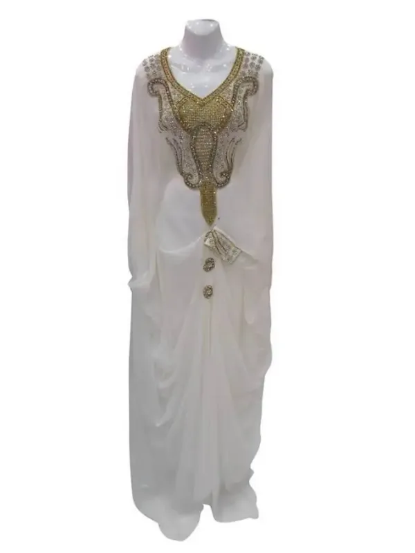 Picture of Radhe Designer Blue Georgette Kaftan Dress for Women - F7071