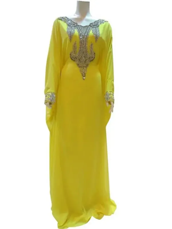 Picture of Radhe Designer Multicolor Georgette Kaftan Dress for Women - F7068